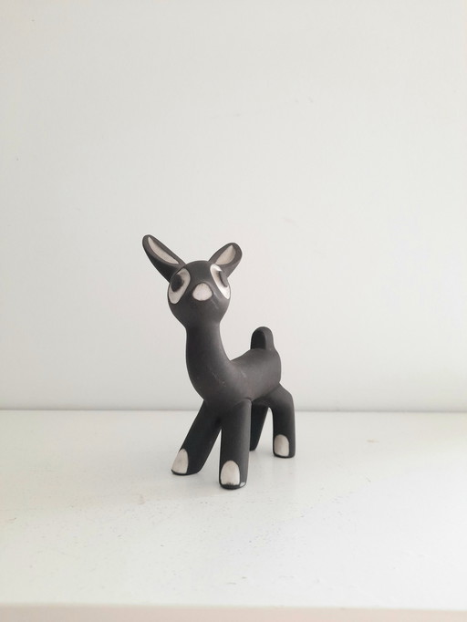 Figurine bambi en céramique de Jaap Ravelli