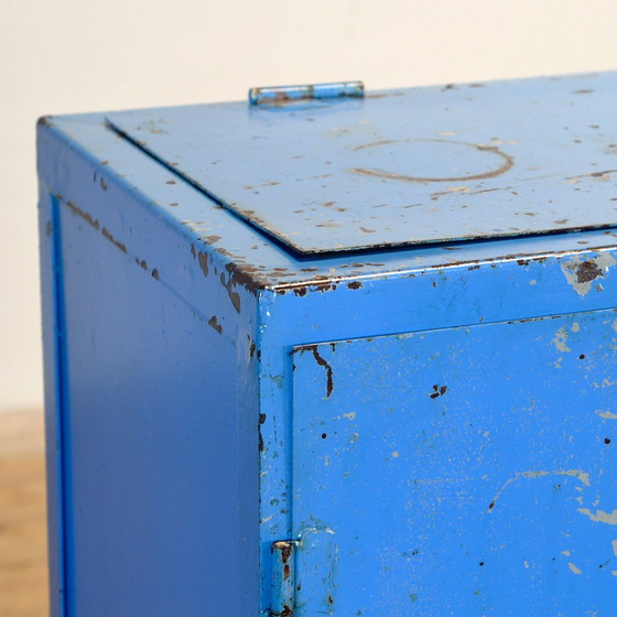 Image 1 of Industrial Iron Cabinet, 1960S