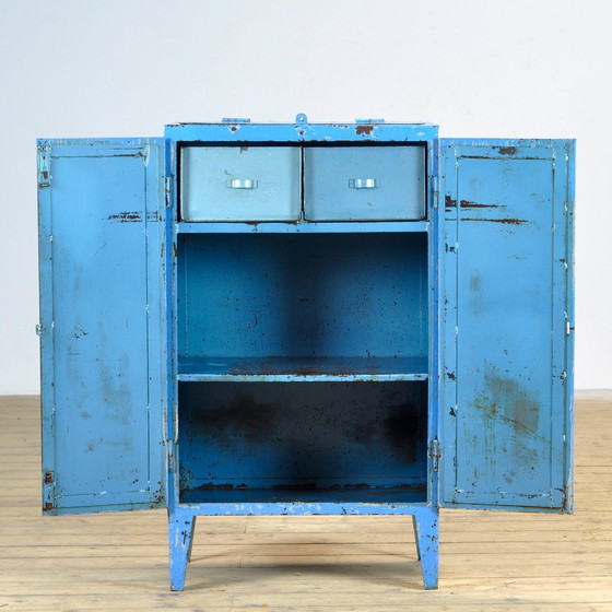 Image 1 of Industrial Iron Cabinet, 1960S