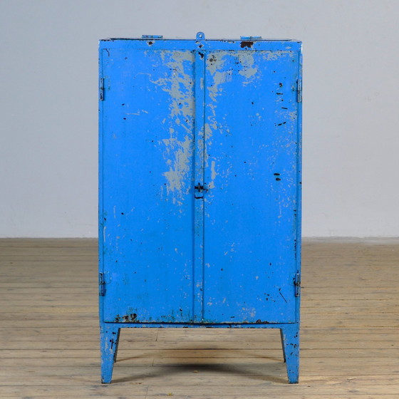 Image 1 of Industrial Iron Cabinet, 1960S