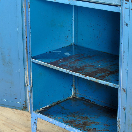 Image 1 of Industrial Iron Cabinet, 1960S