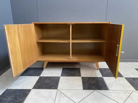 Image 1 of Yellow and Grey Jiri Jiroutek sideboard model U450 Dub 1960 for Interier Praha