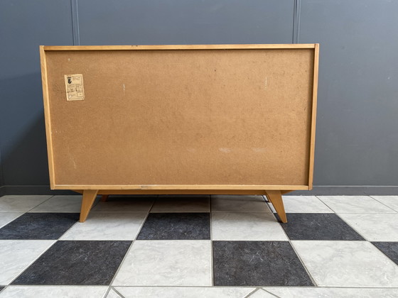 Image 1 of Yellow and Grey Jiri Jiroutek sideboard model U450 Dub 1960 for Interier Praha