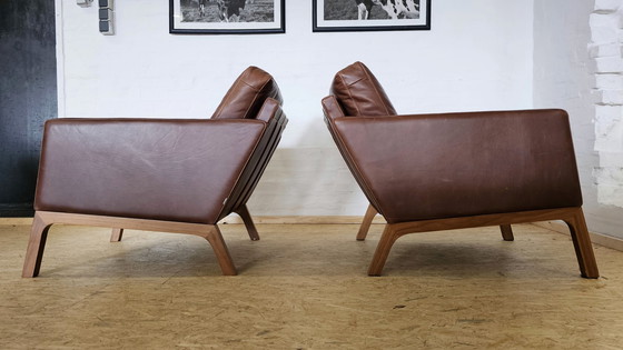 Image 1 of Bo Concept leather armchair office seating group