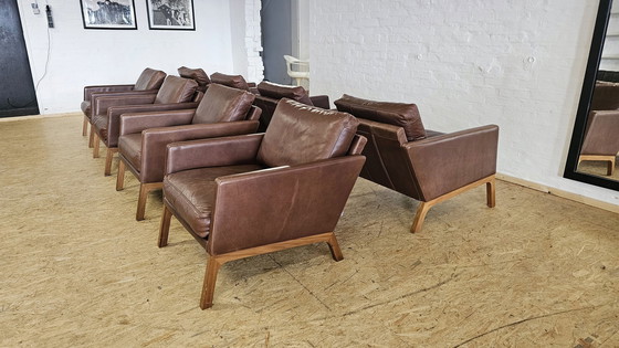 Image 1 of Bo Concept leather armchair office seating group