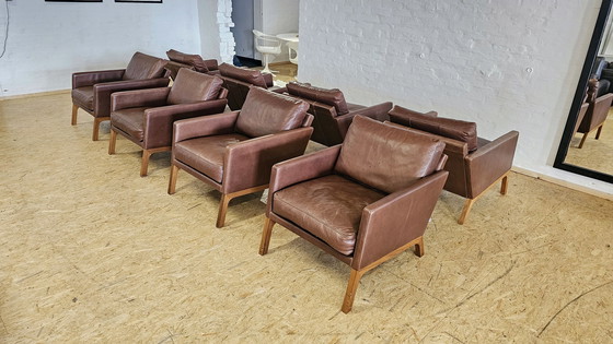 Image 1 of Bo Concept leather armchair office seating group