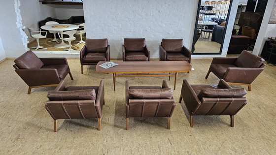 Image 1 of Bo Concept leather armchair office seating group