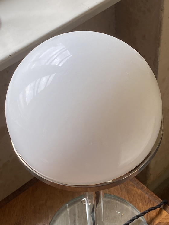 Image 1 of Carl Jacob Jucker / Wilhelm Wagenfeld Table Lamp 'glass Lamp'