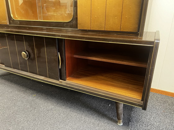 Image 1 of Vintage Highboard / Dressoir / Wandkast met bar