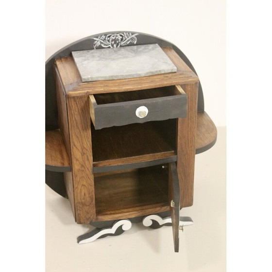 Image 1 of Vintage night stand with atypical shape, 1950-1960