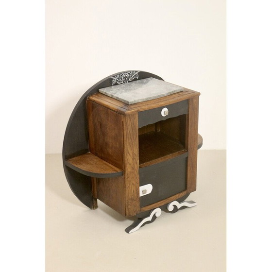 Image 1 of Vintage night stand with atypical shape, 1950-1960