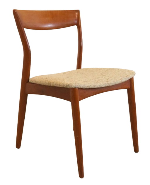 4x R. Borregaard for Viborg chaises chaises de salle à manger vintage