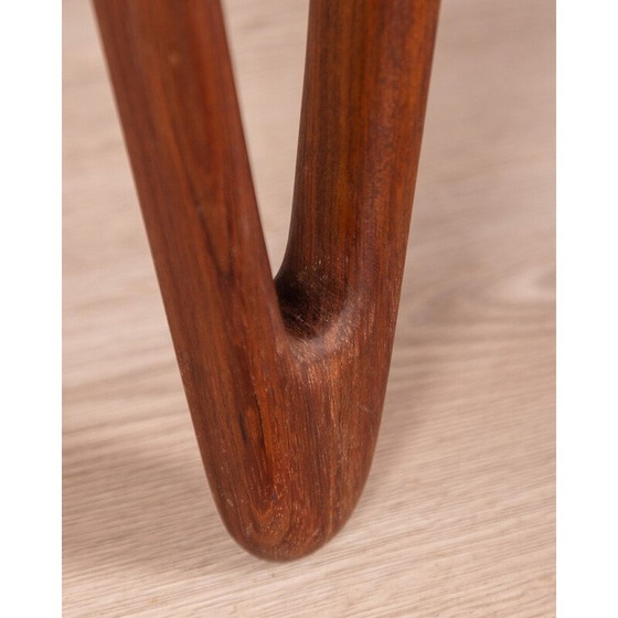 Image 1 of Vintage round side table in rosewood by Tove and Edvard Kindt-Larsen, 1950s