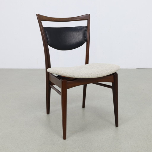 5X Dining Chair Louis Van Teeffelen, 1960S New Upholstered