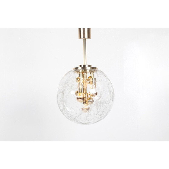 Image 1 of Vintage Large Planets Glass Ball Pendant Lamp by Ger Furth for Doria Leuchten 1960s