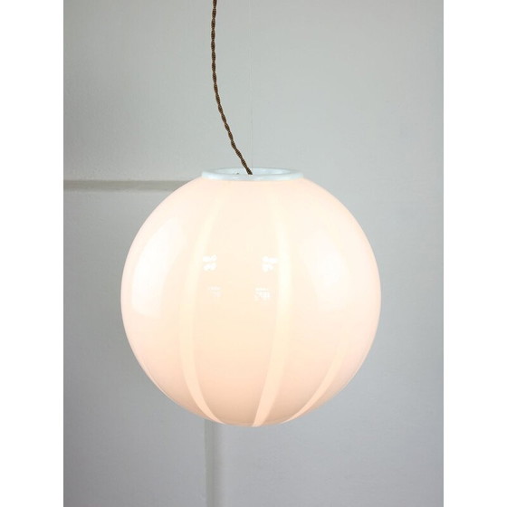 Image 1 of Lampada a sospensione vintage Swirl Globe, Italia 1970