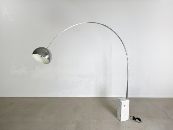 Image 1 of Flos Arco arc lamp Achille & Pier Giacomo Castiglioni marble