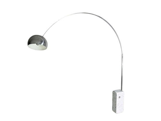 Image 1 of Flos Arco arc lamp Achille & Pier Giacomo Castiglioni marble