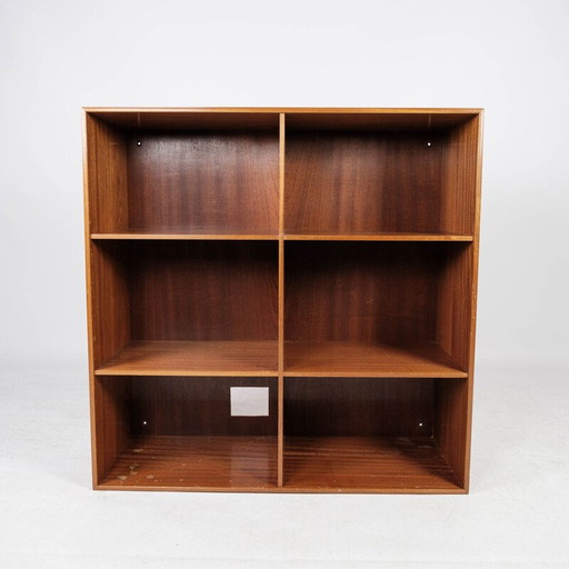 Vintage bookcase in light mahogany by Mogens Koch for Rud Rasmussen, 1960