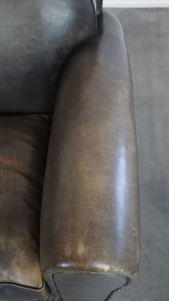 Image 1 of Sheepskin Leather Bart Van Bekhoven Design Armchair