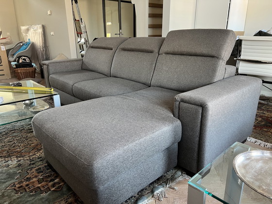 Image 1 of Henders And Hazel 3-Person Sofa Set With Footstool And Pull-out Sofa Bed