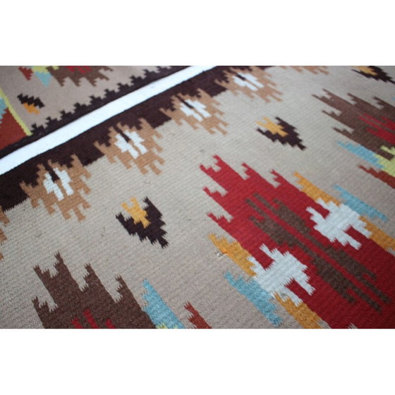 Image 1 of Set of 3 vintage wool rugs, Czechoslovakia 1960