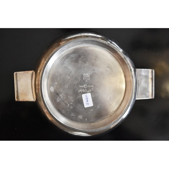 Image 1 of Coppia di ciotole vintage in acciaio di Gio Ponti per Krupp Milano, 1960