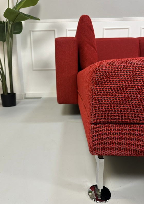 Image 1 of Brühl Moule corner sofa fabric sofa red exhibition piece