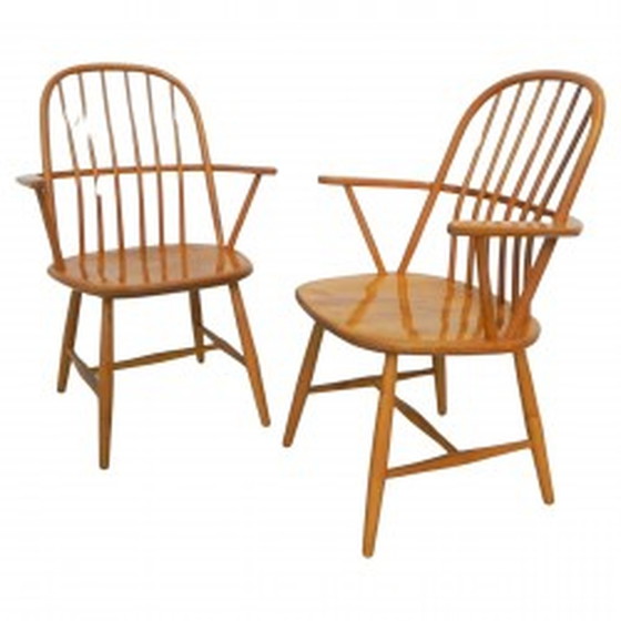 Image 1 of 2x Armchairs Bar Chairs by Akerblom - 1950s