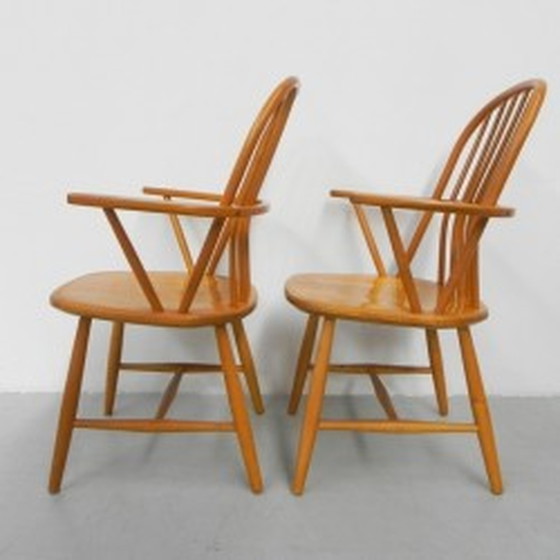 Image 1 of 2x Armchairs Bar Chairs by Akerblom - 1950s