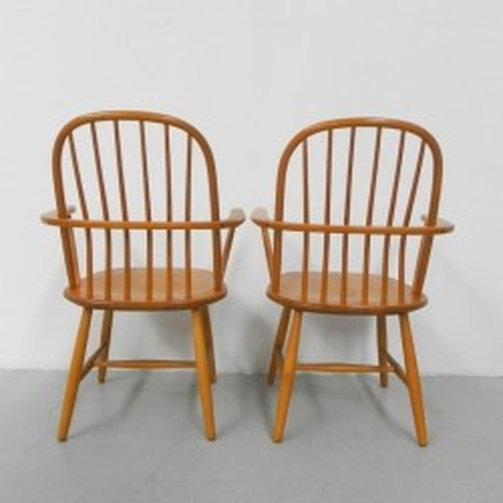 Image 1 of 2x Armchairs Bar Chairs by Akerblom - 1950s