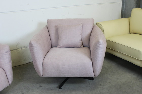 Image 1 of Swivel fabric armchair Ewald Schillig armchair Lounge chair Club chair