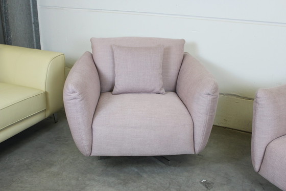 Image 1 of Swivel fabric armchair Ewald Schillig armchair Lounge chair Club chair