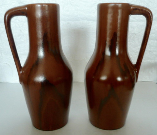 2X Vintage Vases, Brand Werra, West Germany.