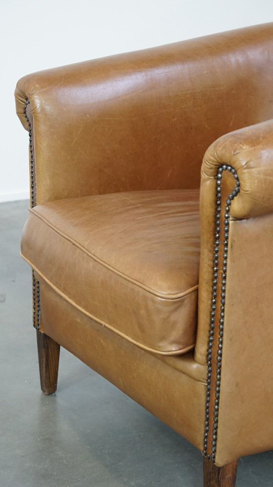 Image 1 of Beef Leather Club Armchair