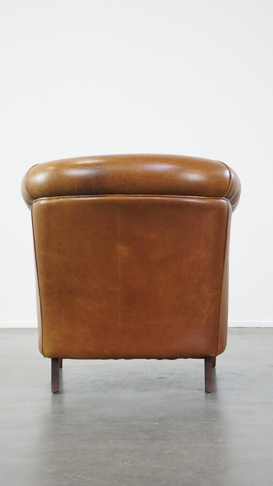 Image 1 of Beef Leather Club Armchair