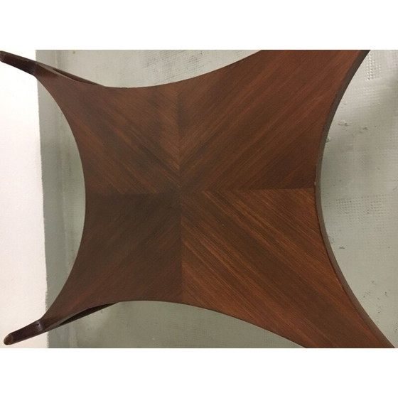 Image 1 of Tavolino da caffè vintage in teak di Sven Ellekaer, Danimarca 1960