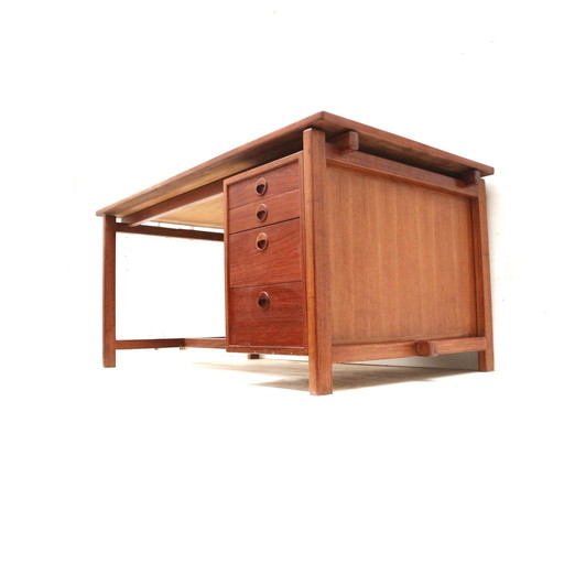  Danish Design Large Vintage Executive Desk Made In The Sixties