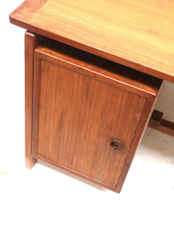 Image 1 of  Danish Design Large Vintage Executive Desk Made In The Sixties