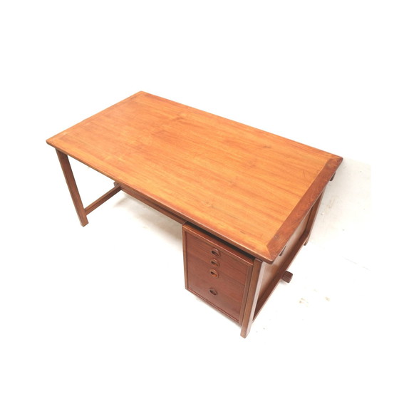 Image 1 of  Danish Design Large Vintage Executive Desk Made In The Sixties