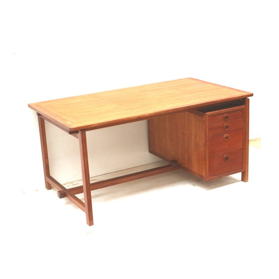 Image 1 of  Danish Design Large Vintage Executive Desk Made In The Sixties