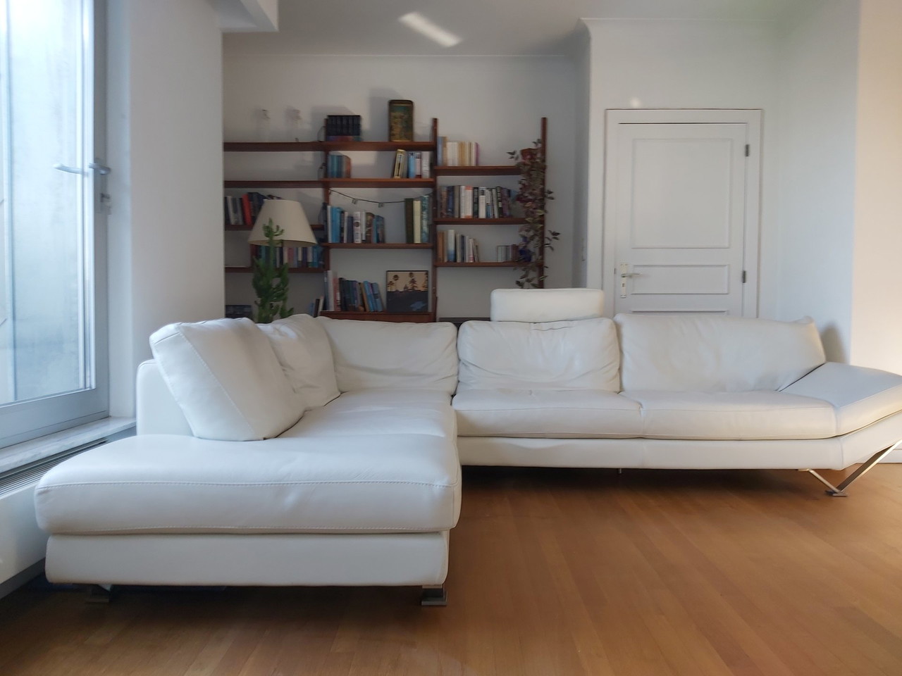 Divano angolare Natuzzi in pelle