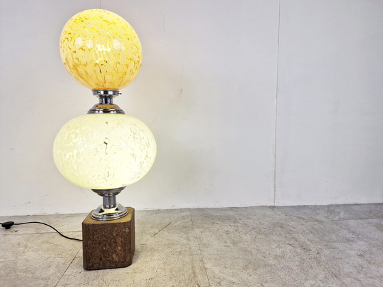 Image 1 of Lampadaire vintage Mazzega avec marbre, 1960s