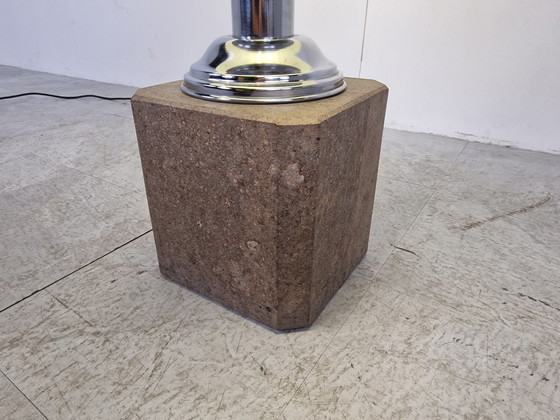 Image 1 of Lampadaire vintage Mazzega avec marbre, 1960s