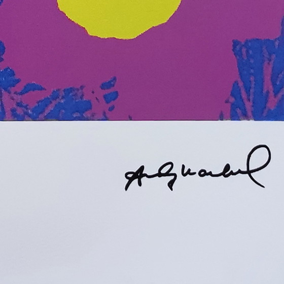 Image 1 of Andy Warhol -Flowers litho