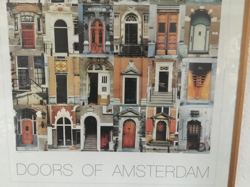 Vintage poster Doors of Amsterdam