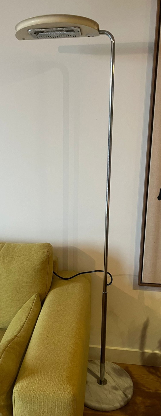 Image 1 of 2x Skipper Mezzaluna floor lamp by Bruno Gecchelin