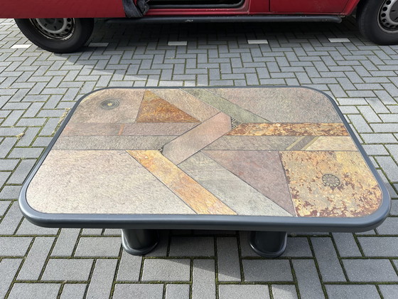 Image 1 of J.W.Z Verweij stone coffee table