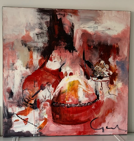 Gerdien Duijsens-Kroezen – Gerdine Duijssens, schilderijen tekeningen, Canvas, Other, Abstract