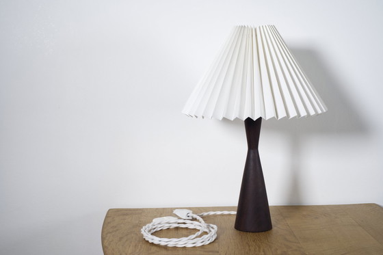 Image 1 of Danish teak table lamp